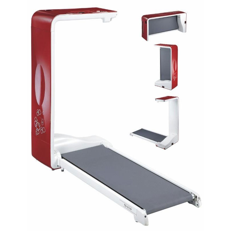 BodyCraft Spacewalker Compact Folding Treadmill Red [SWTR] IncrediBody