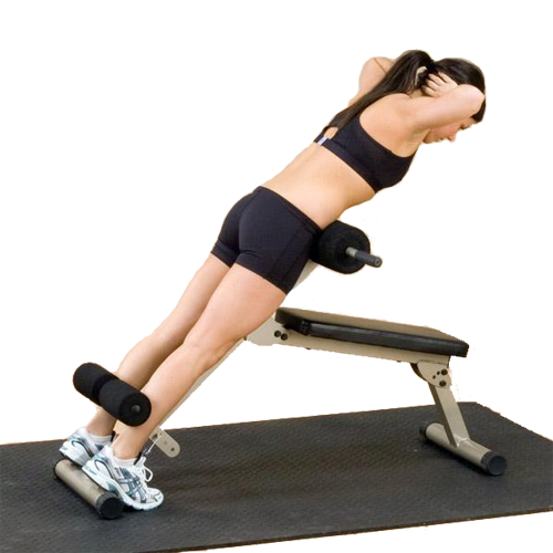 Best Fitness Ab Board / Hyperextension BFHYP10 - reverse crunches