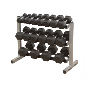 Body-Solid 40 Inch Wide 3 Tier Dumbbell Rack [GDR363]