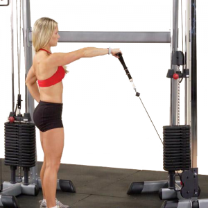 Body Solid Functional Training Center 200 GDCC200 - front raises