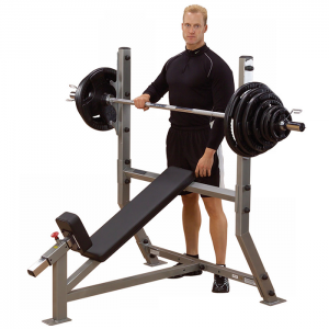 Body-Solid Incline Olympic Bench SIB359G - train upper chest muscles