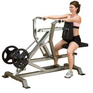 Body Solid Leverage Seated Row LVSR female demo
