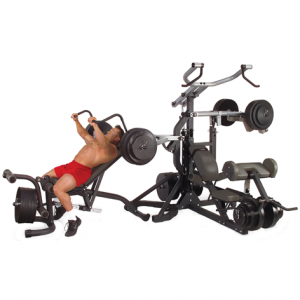 Body-Solid Powerlift Freeweight Leverage Gym SBL460P4 - incline bench press