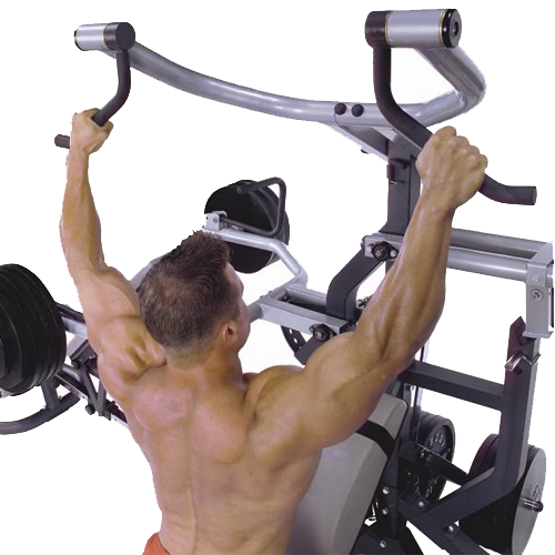 Body-Solid Powerlift Freeweight Leverage Gym SBL460P4 - lat pulldown