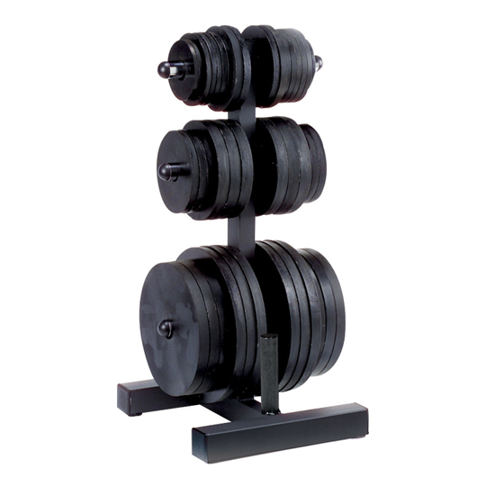 Body-Solid PowerLift Olympic Weight Tree with Bar Holder [WT46]