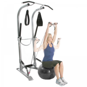 Bodycraft Life Tree Training Tower [T3] - stability ball shoulder press
