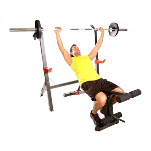 Cap Barbell Olympic Weight Bench with Squat Rack [FM-7105] - incline bench press