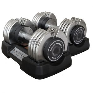 Bayou Fitness Pair of 50 lb. Adjustable Dumbbells [BF-0250]