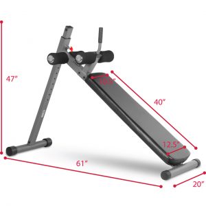 XMark Fitness 12 Position Adjustable Ab Bench [XM-4416.1]
