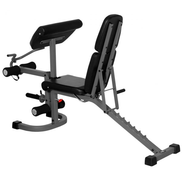 XMark Fitness Flat / Incline / Decline Bench with Arm Curl and Leg Developer [XM-4418]