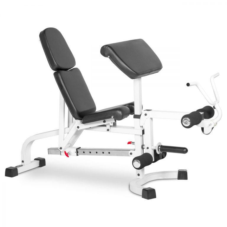XMark Fitness Flat / Incline / Decline Weight Bench with Leg Extension