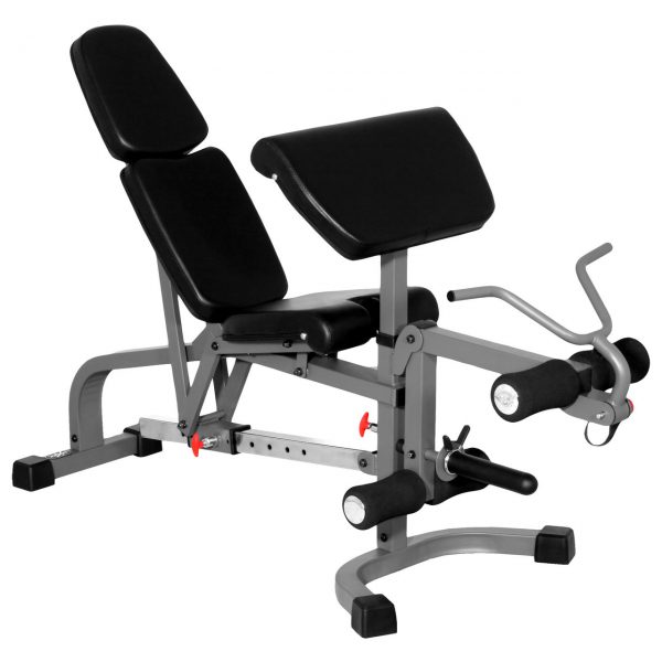 XMark Fitness Flat / Incline / Decline Weight Bench with Leg Extension and Preacher Curl [XM-4419]
