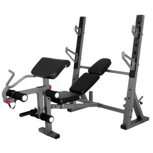 XMark Fitness International Olympic Weight Bench with Leg and Preacher Curl Attachment [XM-4424.1]