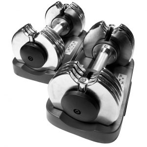 Bayou Fitness Pair of 25 lb. Adjustable Dumbbells [BF-0225]