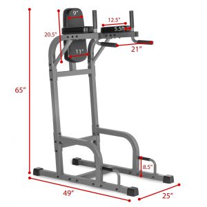 XMark Fitness Vertical Knee Raise with Dip Station [XM-4437.1]